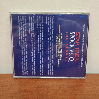 Vintage Star Trek Spock vs Q: The Sequel (CD, Alien Voices