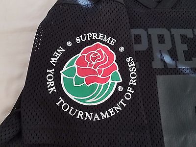 Supreme Roses Football Top Black L Large jersey box logo Supreme Roses Football Top Black L Large jersey box logo