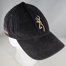 Browning Deer Logo Hat Corduroy Trucker Hunting Fishing Antlers Snapback Cap