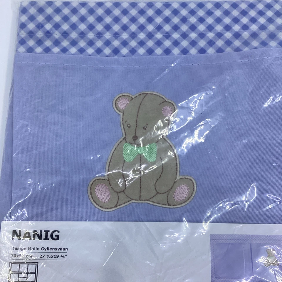 IKEA Naning Baby Nursery 6pockets Wall Organizer Blue - Image 4 of 4