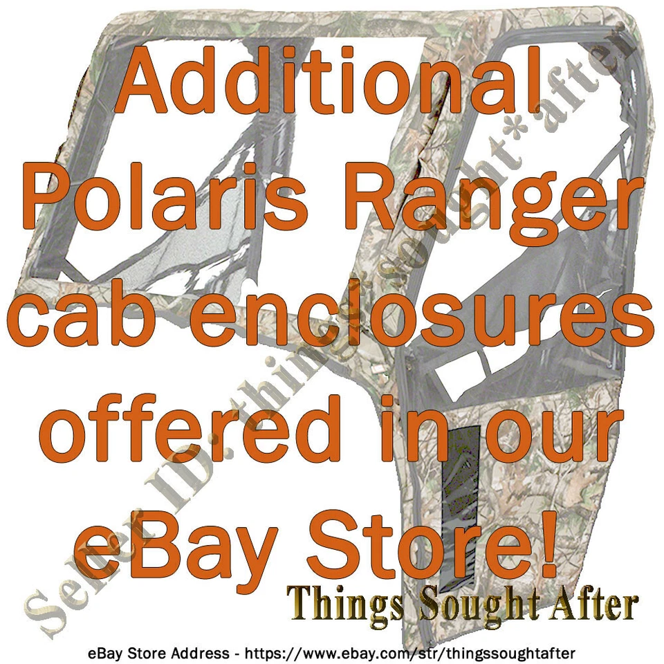 Polaris Ranger Cab Enclosure for 2013 2014 XP 900 EFI or EPS & Diesel HST SE OS - Image 3 of 4