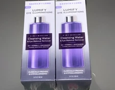 2 Pack: Bausch + Lomb Lumify 3 in 1 Micellar Cleansing Water 5.4oz ea 2870-R4P1