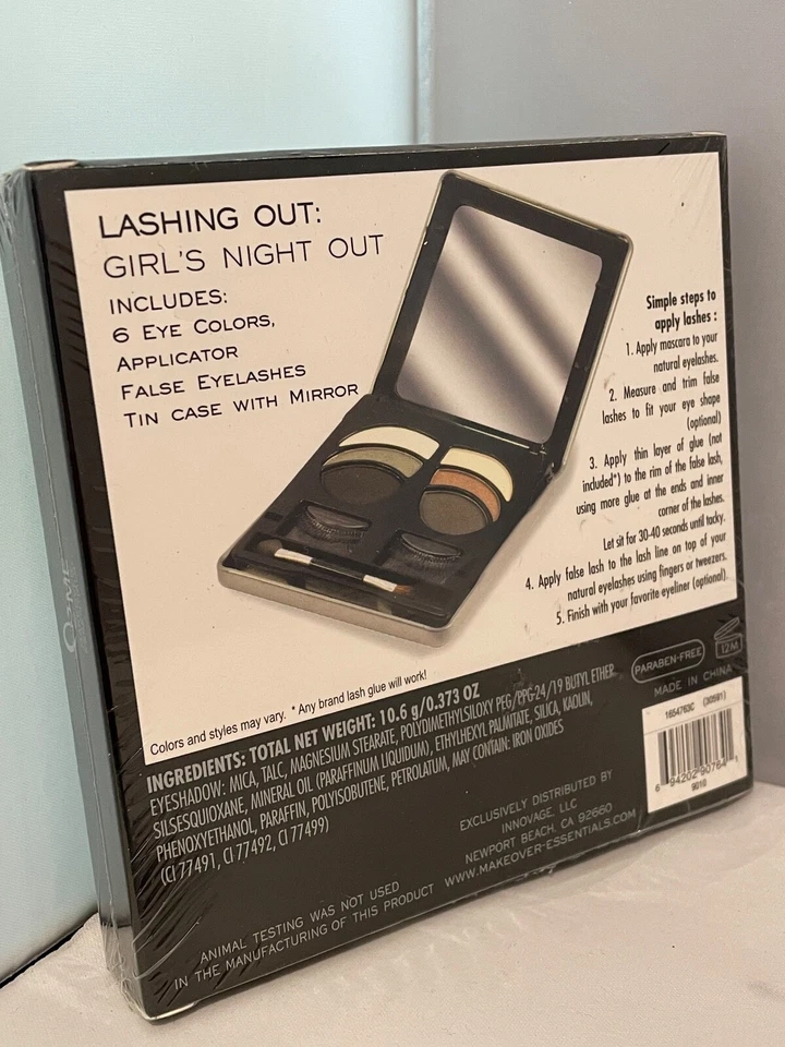 Me Makeover Essentials Lashing Out 6 Eyeshadows & Lashes Glue Sealed Brand New - Image 2 of 4