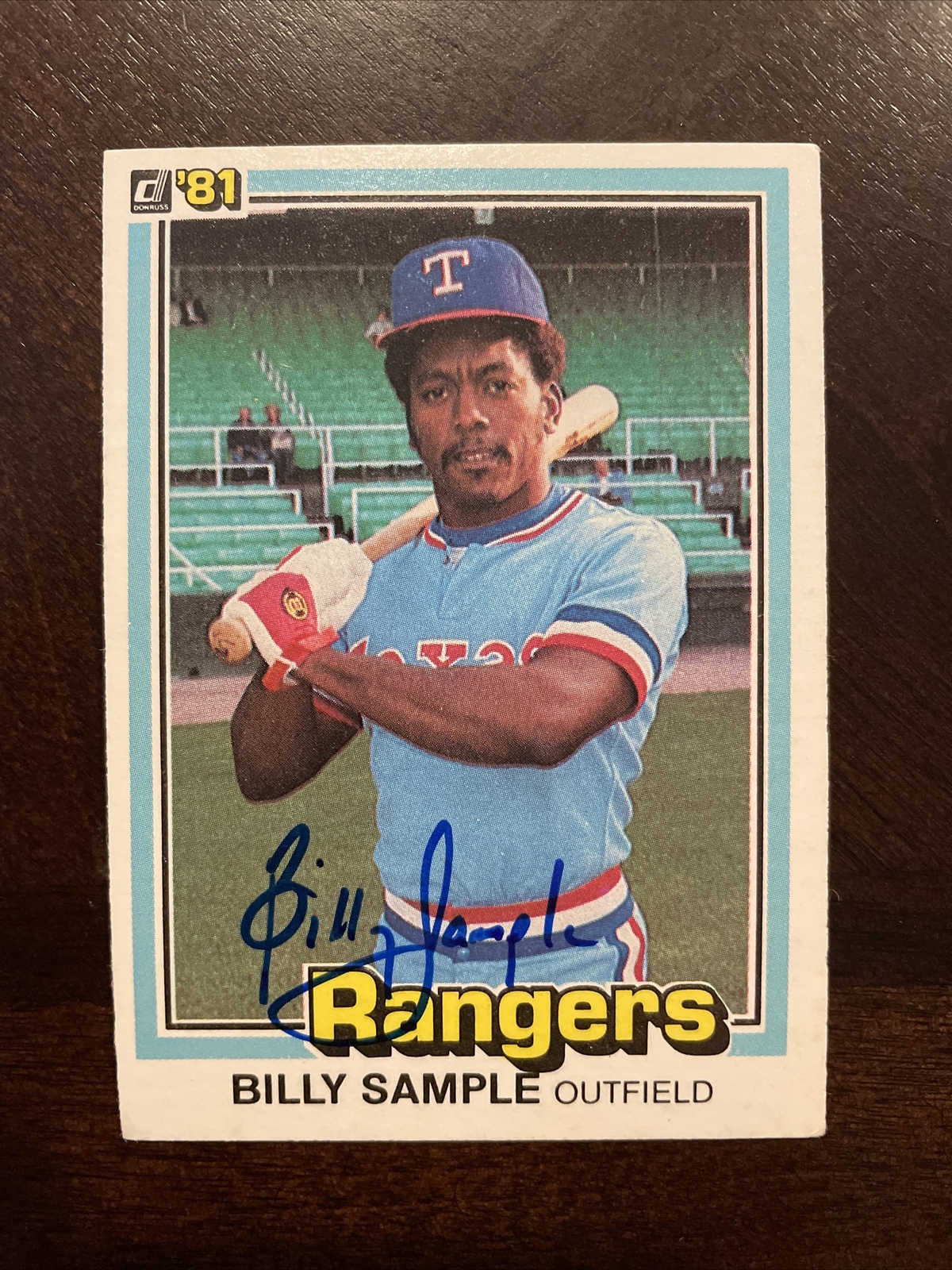 BILLY SAMPLE 1991 DONRUSS AUTOGRAPHED SIGNED AUTO BASEBALL CARD 268 | eBay