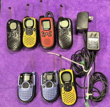 Lot Of 7 Motorola Talkabout Uniden Assorted Models Walkie Talkies AS IS