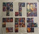 1994 MARVEL MASTERPIECES Complete Base Set & Gold foil signatures.Power Blast