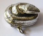 A COBRA 925 STERLING SILVER CASE VESTA MATCH SAFE