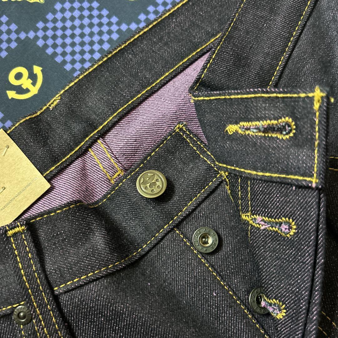 Unused JoJo x NAKED & FAMOUS DENIM Pants W32 Golden Wind Giorno 