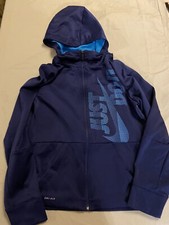 Nike Dri Fit Full Zip Sweat Shirt Youth Size XL Purple