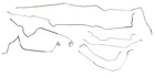 Galfan Coat Steel Full Brake Line Kit, 1981-87 Chevy/GMC C10 & C15 2wd Long Bed