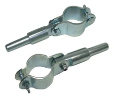 582060C1 Sea-Dog Line Clamp-On Oarlock Pair Zinc Plated Steel 1/2" Shank 1322387