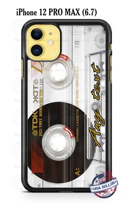 Vintage TDK Cassette Audio Recording Tape Phone Case iPhone 13 Samsung Google