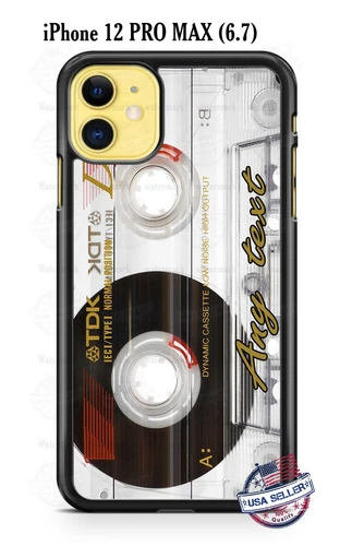 Vintage TDK Cassette Audio Recording Tape Phone Case iPhone 13 Samsung Google