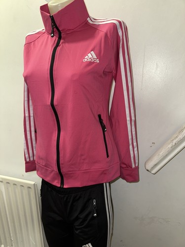 WOMENS ADIDAS TRACKSUIT SET TROUSERS TOP Pink Wait Size XL Hight Quality All Siz - Picture 5 of 5