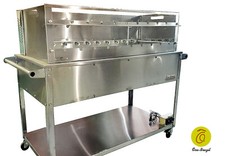 Brazilian Charcoal Grill for BBQ  - 19 Skewers - Professional Grade