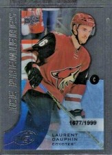 Laurent Dauphin 2015-16 Upper Deck Ice Premieres Rookie RC /1999 Coyotes
