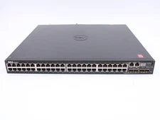 Dell N3048P 48 Port Gigabit PoE 10/100/1000 GbE 2x 10 GbE SFP+ Network Switch