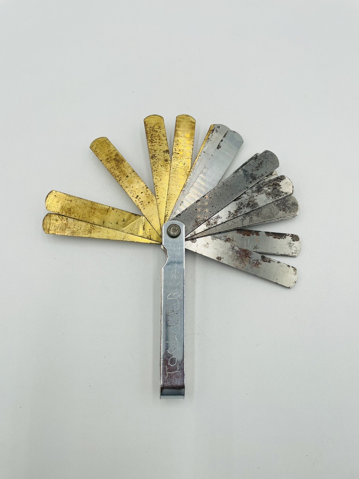 Vintage Craftsman 40811 Brass & Steel Feeler Thickness Gauges General