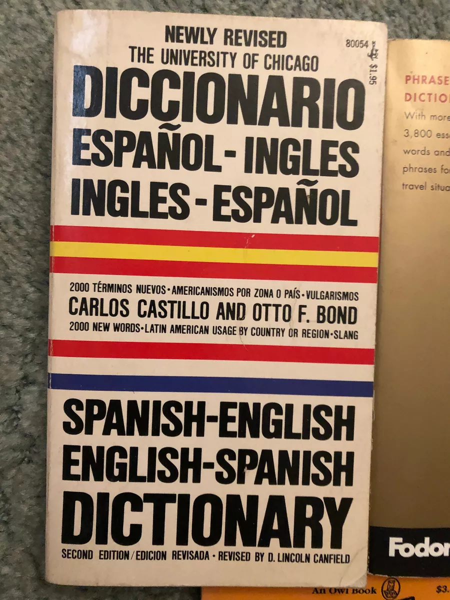 Spanish Books for English Speakers, lot of 3, Phrasebook, Dictionary &  Travelers