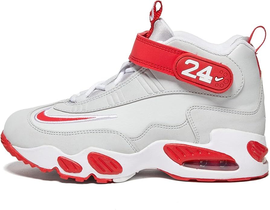 Кроссовки для больших детей Nike Air Griffey Max 1 Pure Platinum/University Red (FD1025 043)