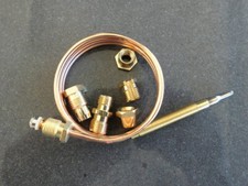 Heizkessel Gaskessel Thermoelement universal 600mm lang mit Adapter Neu.