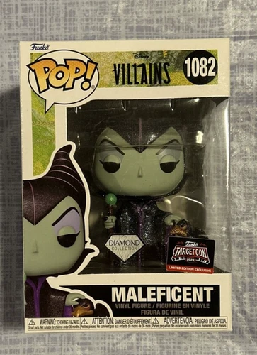 NEW 2023 Funko Pop Disney Villains Maleficent Diamond TargetCon  Exclusive #1082