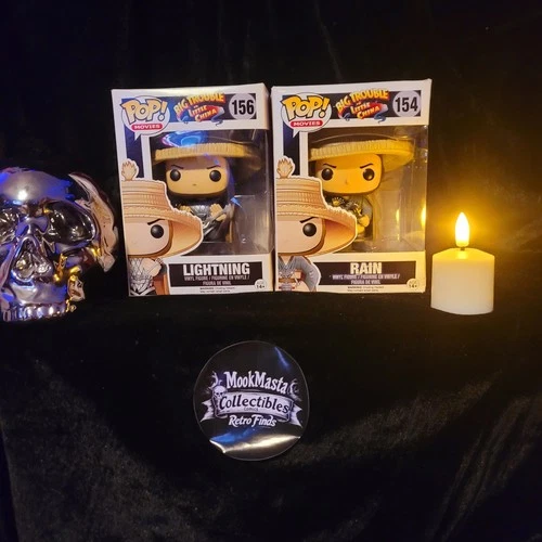 Funko POP! Movies Big Trouble in Little China Lightning #155 Rain #156