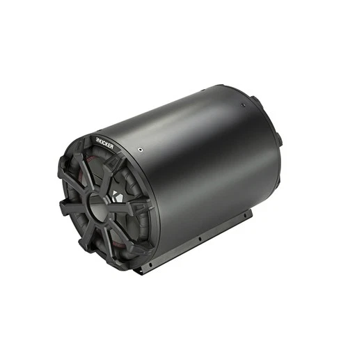 Kicker 46CWTB82 Car Audio TB 8in Enclosure Loaded Weatherproof Tube 2 Ohm 300 W