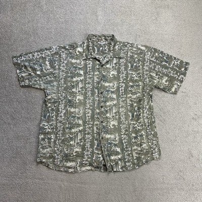 HAWAII Hemd Hawaiishirt Floral XL Magnum Rockabilly Hawaiianer Aloha 30018 Grün