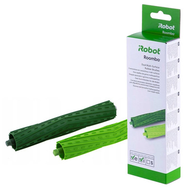 ORIGINAL Zwei Gummibürsten für iRobot Roomba e/i/j, Combo i/j/10 max