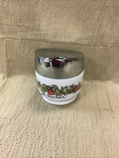 Vintage Retro 70's Corningware "Spice of Life" Sugar Bowl "Le Sucrier" by Gemco