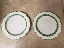 Vietri Italy Boxwood Plain Dinner Plate 10 3/8" (Pair)
