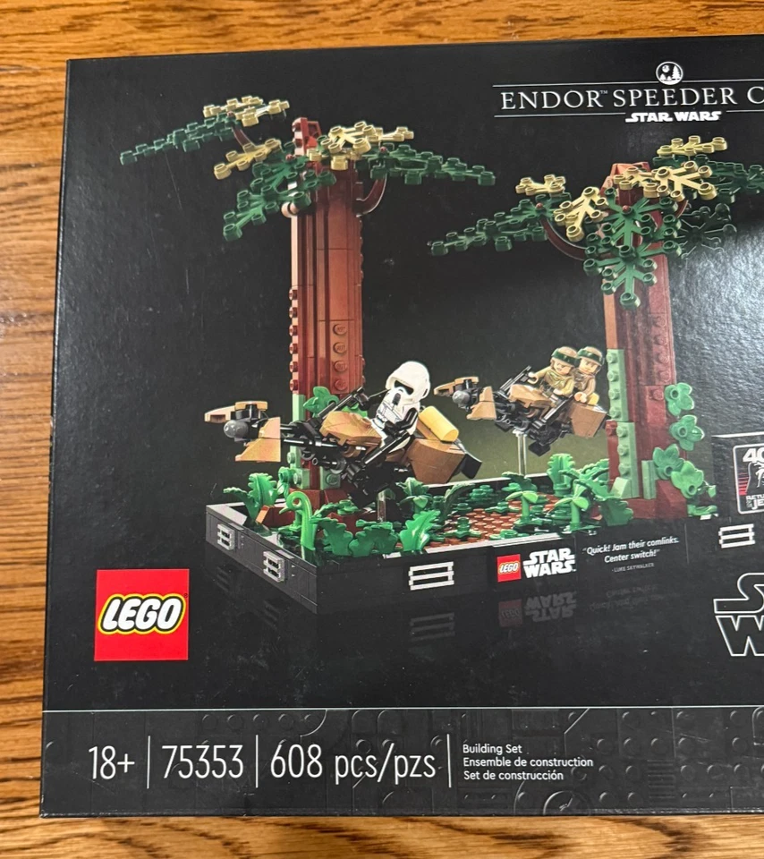 Lego Star Wars Endor Speeder Chase Diorama Set 75373 Nuevo Precintado Estado Foto 2 de 3