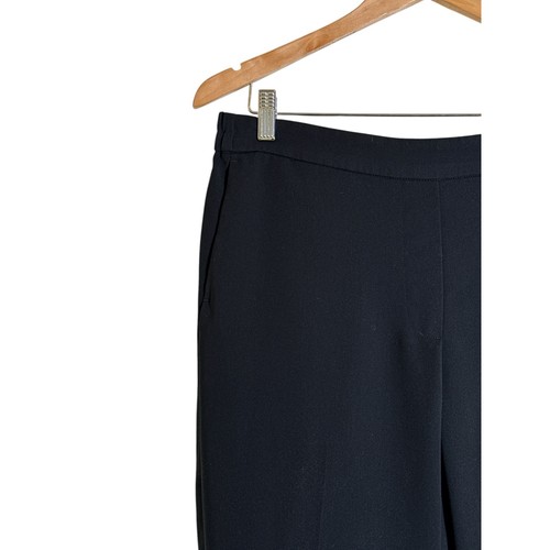 J.Crew Factory Pantaloni Donna Elasticizzati Vita Alta Jamie Pull On Caviglia TG 14 Nero - Foto 3 di 8