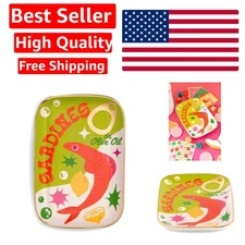 Whimsical Sardine Trinket Dish - Cute Decorative Catchall for Jewelry & More