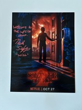 NOAH SNAP In Person Signed Autograph 20x25cm Stranger Things