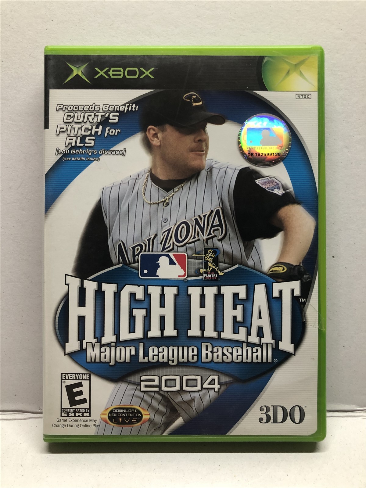 High Heat Major League Baseball 2004 (Microsoft Xbox) Completo Probado Funcionando