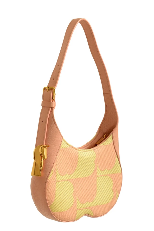 Bolso de Hombro Burberry Para Mujer "Pequeño Ajedrez" Cuero Texturizado Logo Hobo Foto 2 de 4