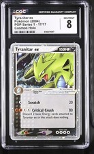 CGC 8 NM/MINT Tyranitar EX 17/17 Pop Series 1 Cosmos Holo Pokemon Card on eBay
