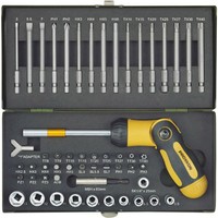 Proxxon Industrial 23104 Bit-Set 54Teilig Innen-Sechsrund (Tx), Innen-Sechsk...