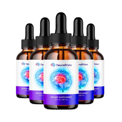 (5-Pack) Neuro Prime Drops - NeuroPrime Supports Focus, Memory & Mental Clarity