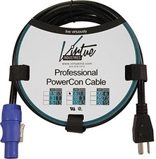  Edison to Neutrik powerCON Extension Cable 3 Feet