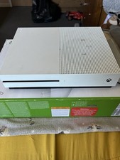 Microsoft Xbox One S 1TB White Games Console Wired Controller & Box