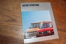 1988 Chevrolet Sportvan Astro Van Brochure, all models, 9x11, 24 pages beautiful