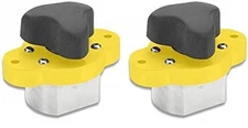 2 Pack Black Yellow 150LB Hardware Clamp Vise Home Improvement Tool