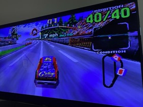 Daytona USA (Sega Saturn, 1995) CIB COMPLETE ** NOT FOR RESALE ** TESTED NASCAR