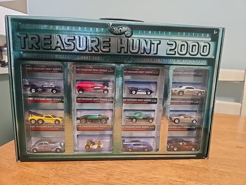 2000 Hot Wheels JCPenney Treasure Hunt 12 Car Set FACTORY SEALED