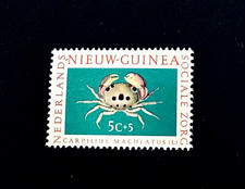 Netherlands NEW GUINEA Stamp - 1962 Spotted Reef Crab Semi Postal Sn B31 MNH