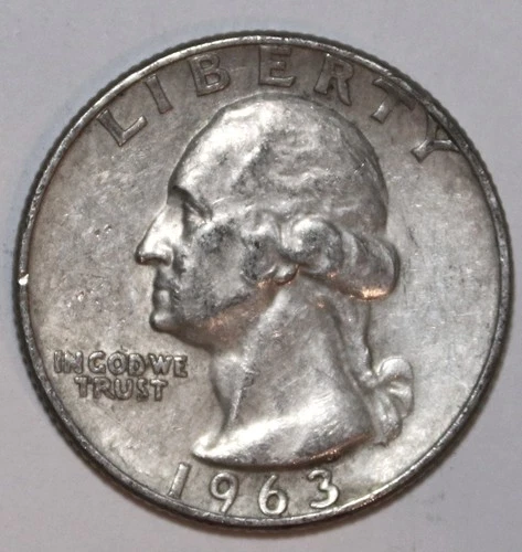 1963-D Washington Quarter - 90% Silver - Extra Fine - #1166EA