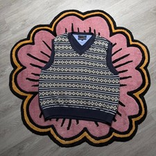 Vintage 90  s Tommy Hilfiger Golf Pullover V-neck Knit Sweater Vest Size Large